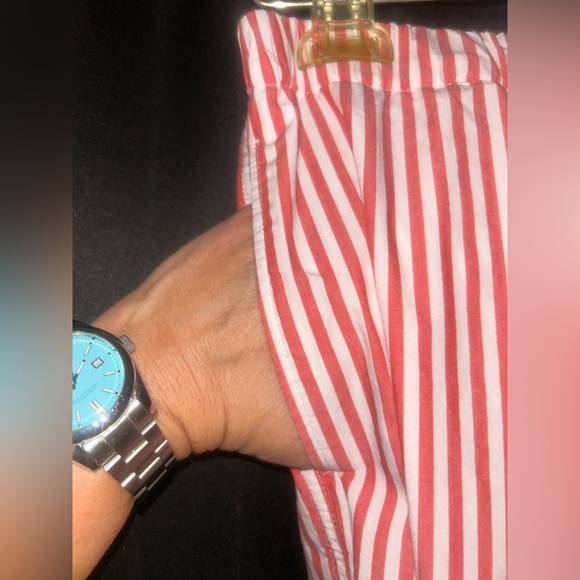 J. Crew Coral and White Striped Pajama Pants - Picture 10 of 10